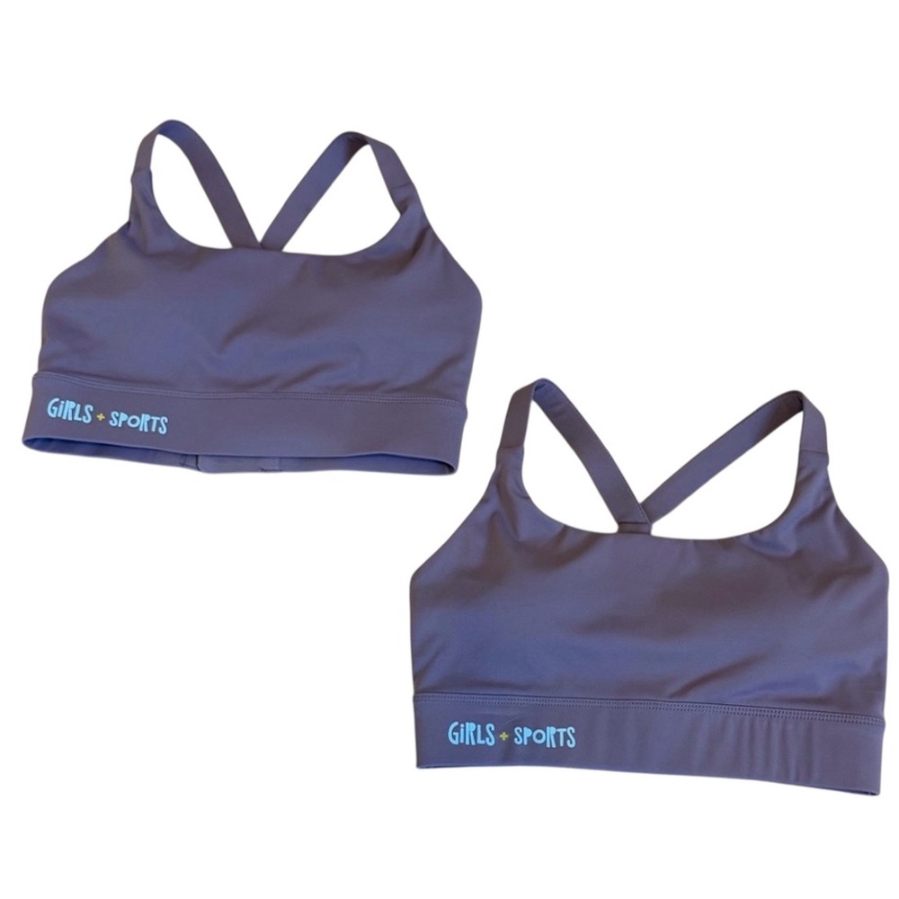 Kibra All-In Sports Bra BUNDLE Shockproof Crossback in Purple Size S
